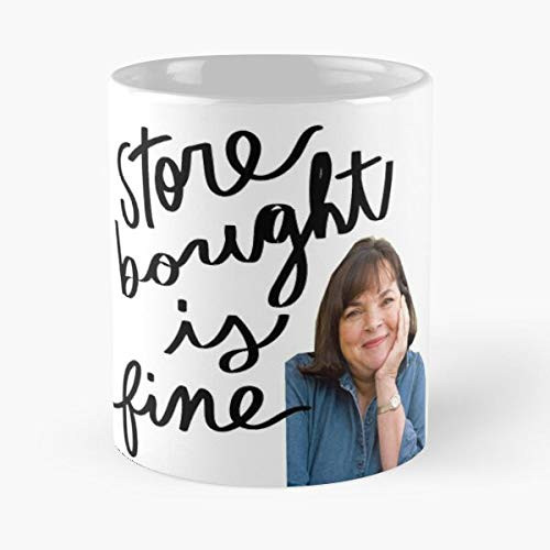 Ina Fine Is Barefoot Meme Network Storebought Garten The Funny Food Contessa Mug holds hand made from White marble ceramic printed trendy design