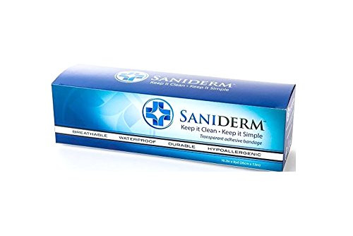 Saniderm Tattoo Aftercare Transparent Adhesive Bandage - 10.2" x 8 yard Roll Saniderm Tattoo Aftercare Transparent Adhesive Bandage - 10.2" x 8 yard Roll