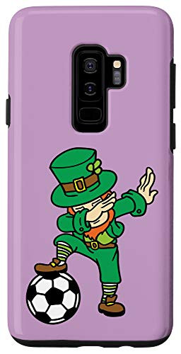 Galaxy S9 Plus Dabbing Leprechaun Soccer St Patricks Day Gift Case