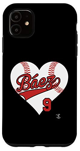 iPhone 11 Javier Baez Baseball Heart Gameday Case