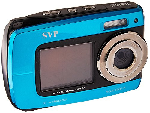 SVP Aqua 5500 ( Blue ) 18 MP Dual Screen Waterproof Digital Camera
