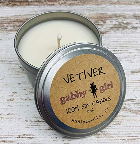 8oz Vetiver Soy Candle