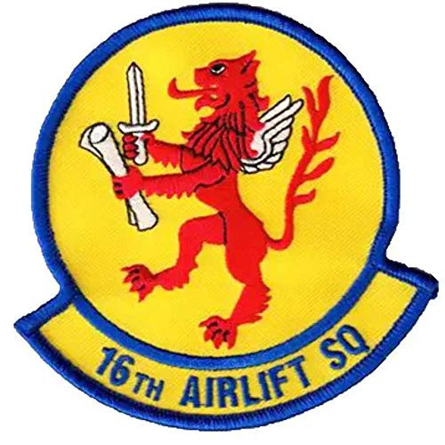 16th Airlift Squadron Patch  Sew On