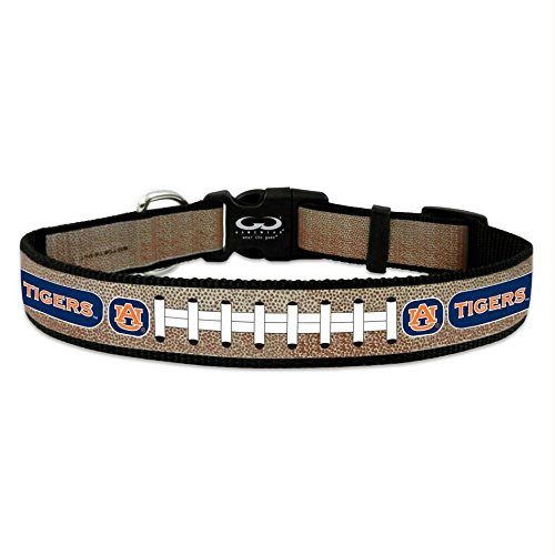 Auburn Tigers Reflective Football Pet Collar - Small