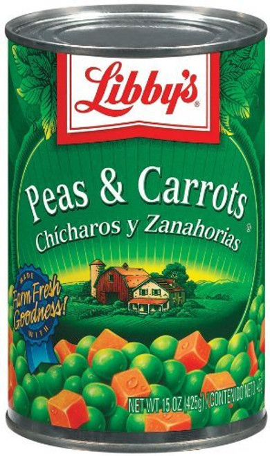Libby s Peas  and  Carrots 15 Oz  Pack of 6