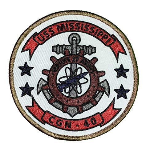 USS MISSISSIPPI CGN-40 Patch  Sew On