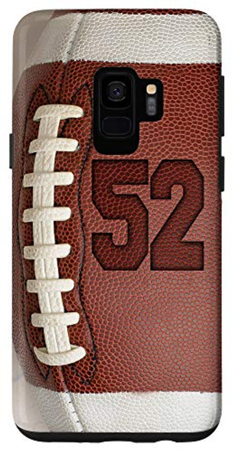 Galaxy S9 Football Fan 52 Jersey No 52 Football Lover Phone Case Gift Case Galaxy S9 Football Fan 52 Jersey No 52 Football Lover Phone Case Gift Case