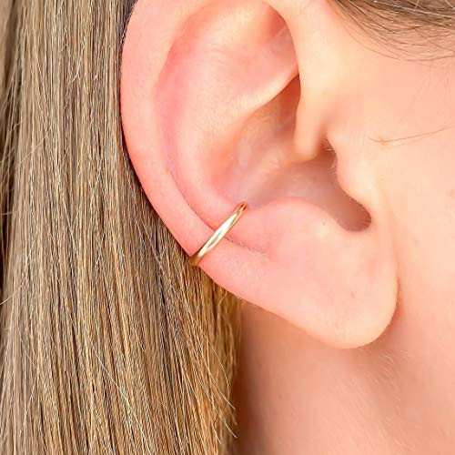 14K Rose Gold Filled Conch Ear Cuff Non Piercing