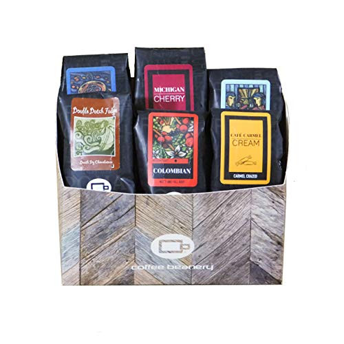 Sampler Coffee Variety Pack   100 Percent Specialty Arabica Coffee   6 1.75oz Try-Me-Size one pot samplers