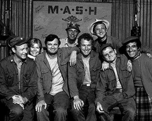 MASH CAST - Harry Morgan  and  Alan Alda 8 x 10 * 8x10 GLOSSY Photo Picture IMAGE  3