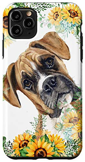 iPhone 11 Pro Max Cute Sunflower Boxer Face Mom Best Boxer Dog Mom Ever Gift Case iPhone 11 Pro Max Cute Sunflower Boxer Face Mom Best Boxer Dog Mom Ever Gift Case
