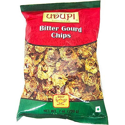 Pack of 2 - Udupi Bitter Gourd Chips  7 Ounces Each