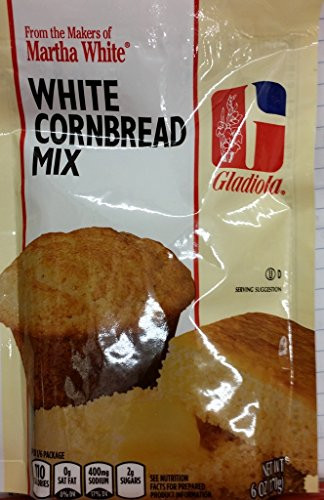 Gladiola Martha White White Cornbread Mix 6 Oz  Pack of 6