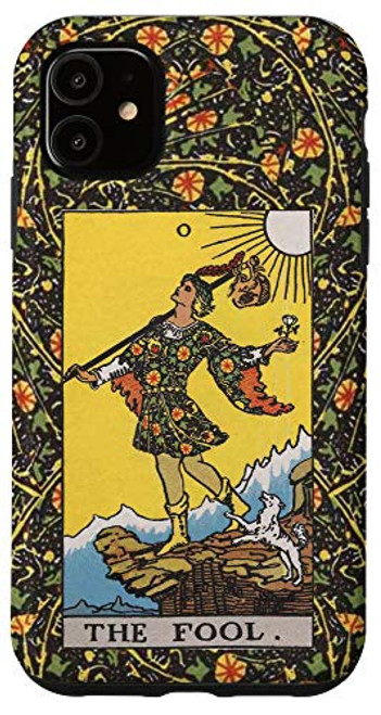 iPhone 11 Tarot Card The Fool Gift for Tarot Reader Case iPhone 11 Tarot Card The Fool Gift for Tarot Reader Case