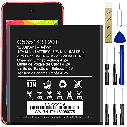 for BLU Advance 4.0 L2 A030U A030 A030L Replacement Battery for C535143120T Battery with Adhesive Tape Tool Repair Kit