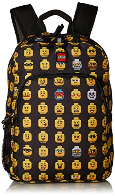 LEGO Kids Minifigure Heritage Classic Backpack, Black, One Size LEGO Kids Minifigure Heritage Classic Backpack, Black, One Size