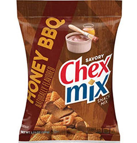 Chex Mix Snack Honey BBQ General Mills 3.75 Ounce 8 Pack