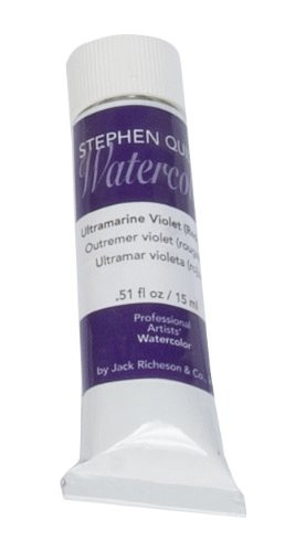 Jack Richeson Stephen Quiller 15-Ml Watercolor Tube, Ultramarine Violet Red