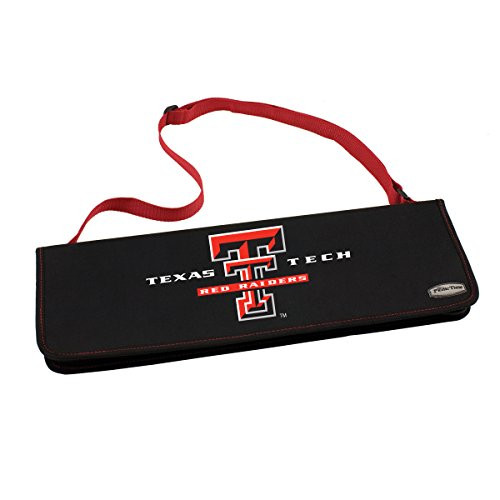 PICNIC TIME NCAA Texas Tech Red Raiders Metro 3-Piece BBQ Tool Set in Carry Case