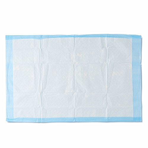 Medline Light Absorbency 23" x 36" Quilted Fluff Disposable Underpads, 150 Per Case, 5 Per Bag, Great For Protecting Beds, Furniture, Surfaces