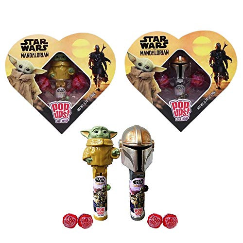 Star Wars Pop Up Lollipop Case The Mandalorian and The Child Candy Valentine s Day Set