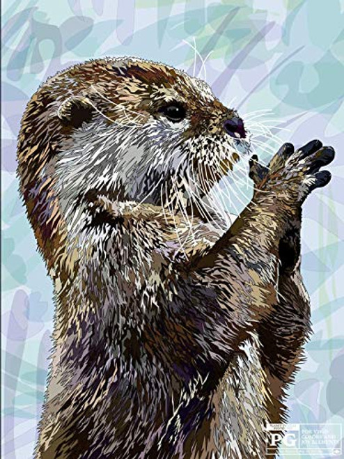 Otter Art Print 8x10 Inches