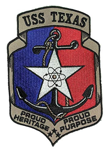 USS TEXAS CGN-39 Patch  Sew On