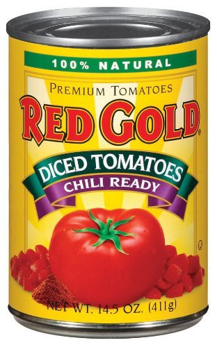 Red Gold Diced Tomatoes Chili Ready 14.5 Oz  Pack of 6