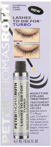 Peter Thomas Roth Lashes To Die for Turbo Nighttime Eyelash Treatment, 0.16 Ounce
