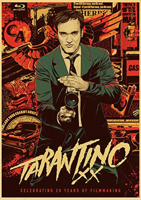 Quentin Tarantino Poster Quentin Tarantino Vintage Wall Art Quentin Tarantino poster  Quentin Tarantino digital art poster  Framed print  Matted print  Mounted print