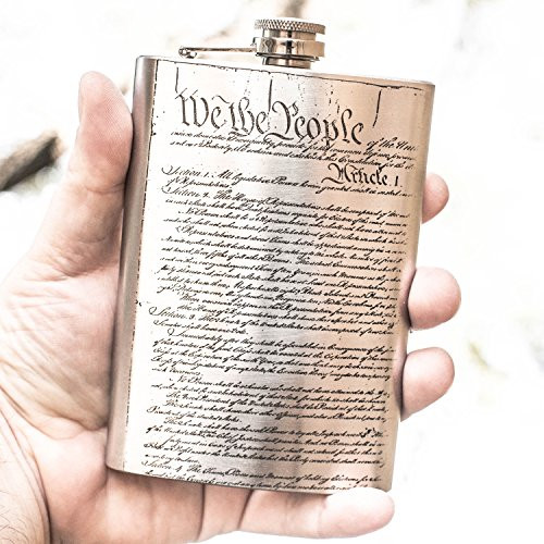 8oz We the People Flask L1