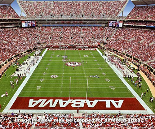 Alabama Crimson Tide Bryant-Denny Football Stadium Field End Zone Photo Print 8x10-36x48 CHOICES Alabama Crimson Tide Bryant-Denny Football Stadium Field End Zone Photo Print 8x10-36x48 CHOICES