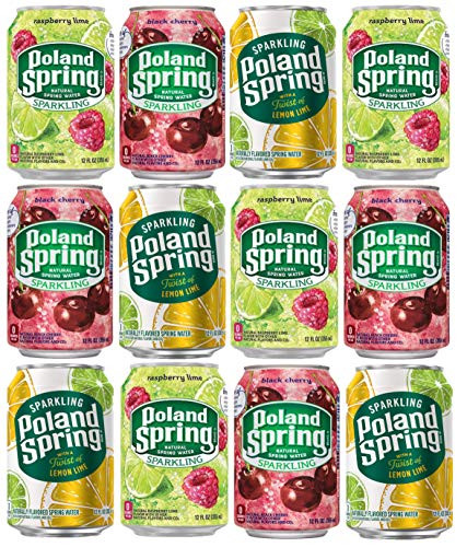 Poland Spring Sparkling Water  Variety Pack  Tasters Edition  Pack of 12