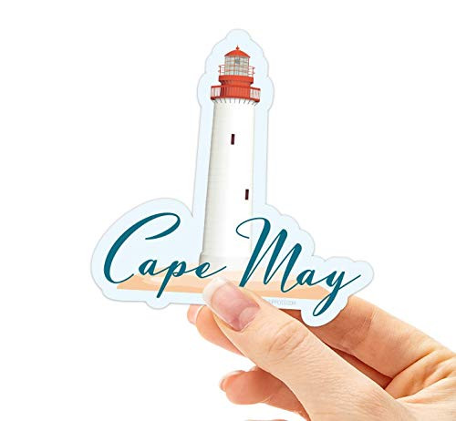 Cape May Lighthouse Sticker Cape May NJ Decals New Jersey Stickers for Hydroflask Wildwood Jersey Shore Boardwalk Die Cut Vinyl Decals Cape May Lighthouse Sticker Cape May NJ Decals New Jersey Stickers for Hydroflask Wildwood Jersey Shore Boardwalk Die Cut Vinyl Decals