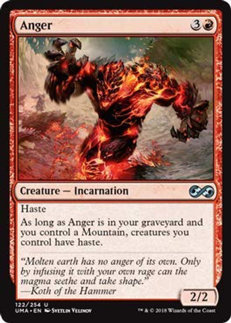 Magic The Gathering - Anger - Ultimate Masters - Uncommon Magic The Gathering - Anger - Ultimate Masters - Uncommon