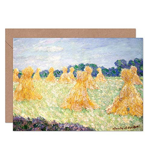 Claude Monet Young Ladies of Giverny Sun Effect Fine Art Greeting Card Plus Envelope Blank Inside Claude Monet Young Ladies of Giverny Sun Effect Fine Art Greeting Card Plus Envelope Blank Inside