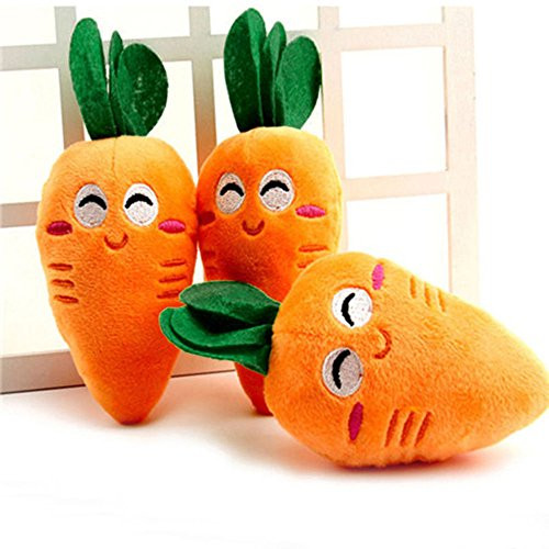WYKsoku Pet Toys Soft Puppy Pet Supplies Cute Carrot Plush Chew Squeaker Sound Squeaky Dog Toys WYKsoku Pet Toys Soft Puppy Pet Supplies Cute Carrot Plush Chew Squeaker Sound Squeaky Dog Toys
