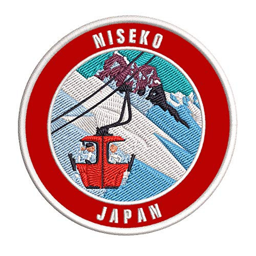 Niseko  Japan Ski Restort Mountain Embroidered Premium Patch DIY Iron-on or Sew-on Decorative Badge Emblem Vacation Souvenir Travel Gear Clothes Appliques