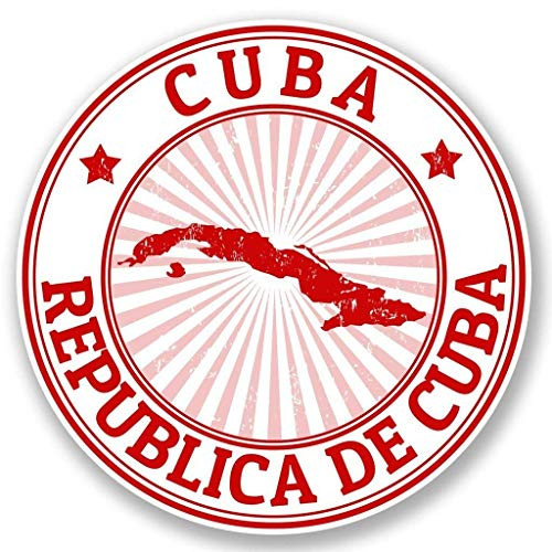 Cuba Vinyl Sticker Decal Laptop Car Bumper Sticker Travel Luggage Car iPad Sign Fun 5 inch Cuba Vinyl Sticker Decal Laptop Car Bumper Sticker Travel Luggage Car iPad Sign Fun 5 inch