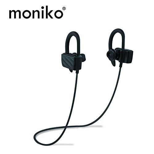 moniko Bluetooth Headphones Bluetooth 4.1 Best Wireless Earphones Sports Stereo Earbuds with Mic IPX4 Waterproof Headsets Noise Canceling Headsets Sweatproof Earbuds for IPhone Android Samsung(Black) moniko Bluetooth Headphones Bluetooth 4.1 Best Wireless Earphones Sports Stereo Earbuds with Mic IPX4 Waterproof Headsets Noise Canceling Headsets Sweatproof Earbuds for IPhone Android Samsung(Black)