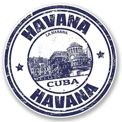 Havana Cuba Vinyl Sticker Decal Laptop Car Bumper Sticker Travel Luggage Car iPad Sign Fun 5 inch
