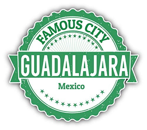 JJH Inc Guadalajara City Mexico Grunge Travel Stamp Vinyl Decal Sticker Waterproof Car Decal Bumper Sticker 5 inch JJH Inc Guadalajara City Mexico Grunge Travel Stamp Vinyl Decal Sticker Waterproof Car Decal Bumper Sticker 5 inch
