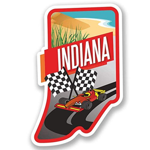 Indiana USA Vinyl Sticker Decal Laptop Car Bumper Sticker Travel Luggage Car iPad Sign Fun 5 inch Indiana USA Vinyl Sticker Decal Laptop Car Bumper Sticker Travel Luggage Car iPad Sign Fun 5 inch