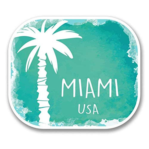 Miami USA Vinyl Sticker Decal Laptop Car Bumper Sticker Travel Luggage Car iPad Sign Fun 5 inch Miami USA Vinyl Sticker Decal Laptop Car Bumper Sticker Travel Luggage Car iPad Sign Fun 5 inch