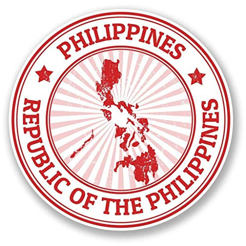 Philippines Vinyl Sticker Decal Laptop Car Bumper Sticker Travel Luggage Car iPad Sign Fun 5 inch Philippines Vinyl Sticker Decal Laptop Car Bumper Sticker Travel Luggage Car iPad Sign Fun 5 inch