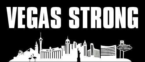 JR Studio 3x6 inch Vegas Strong Skyline Bumper Sticker  Love las Nevada  Vinyl Decal Sticker Car Waterproof Car Decal Bumper Sticker