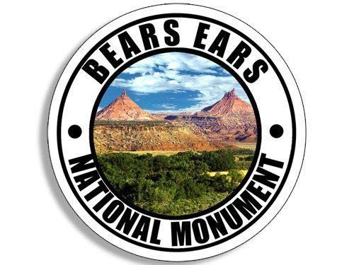 JR Studio 4x4 inch Round Bears Ears National Monument Sticker  Travel rv Utah ut Protect  Vinyl Decal Sticker Car Waterproof Car Decal Bumper Sticker