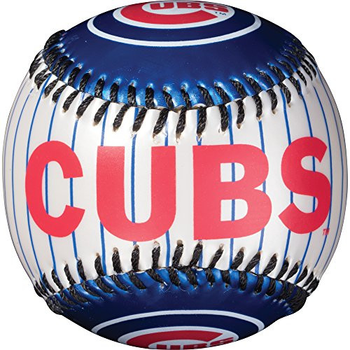 Franklin Sports MLB Chicago Cubs Team Baseball - MLB Team Logo Soft Baseballs - Toy Baseball for Kids - Great Decoration for Desks and Office