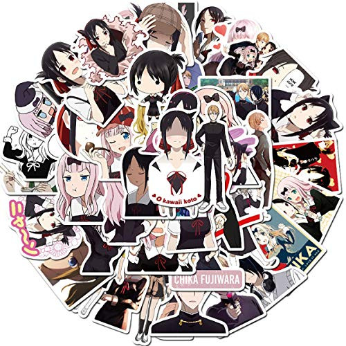 Anime Stickers 50Pcs for Laptop and Water Bottles Waterproof Durable Trendy Vinyl Laptop Decal Stickers Pack for Teens  Water Bottles  Computer  Travel Case?Kaguya-sama  Love is War