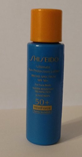 Shiseido  Ultimate Sun Protection  Lotion Broad Spectrum SPF 50 plus  Travel Size.23 oz